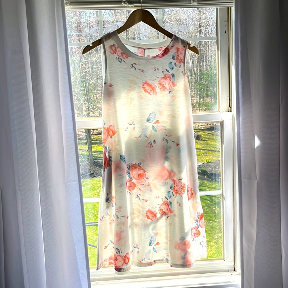 White, Floral Dress